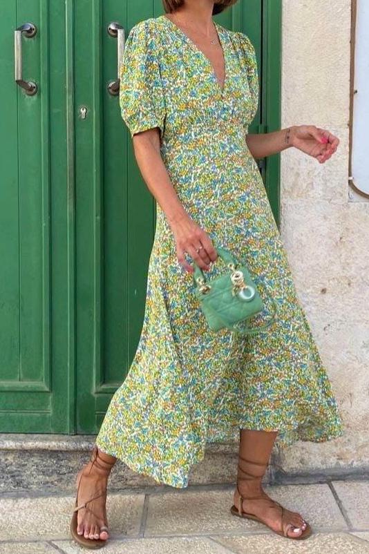 Floral Silk Satin Fabric: Sage Green Italian Designer Dressmaking